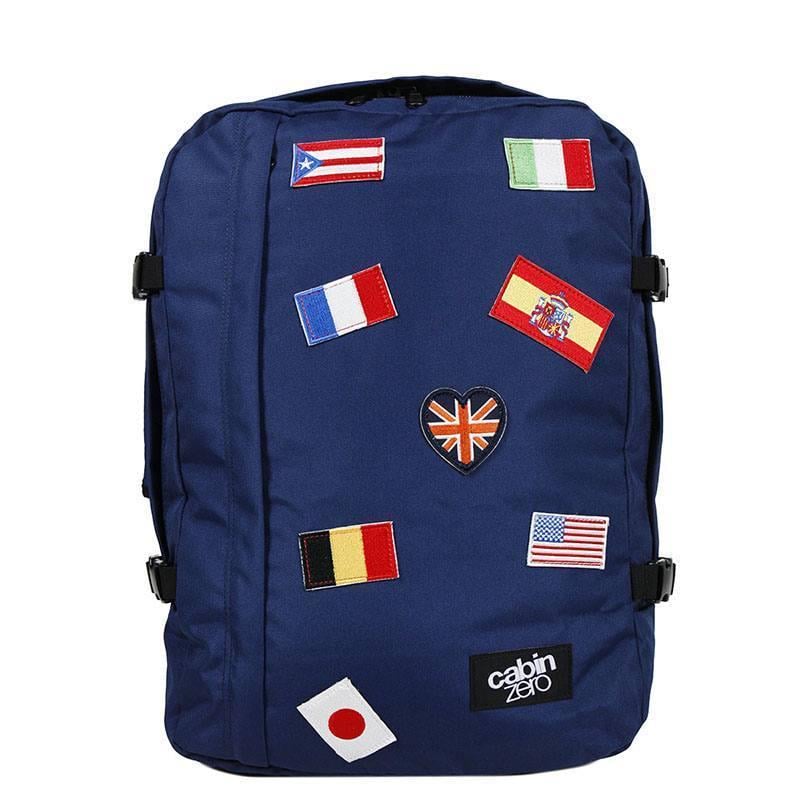 Сумка-рюкзак CabinZero Classic з відділенням для ноутбука Flags 15" 44 л Navy (Cz14 - 1205)