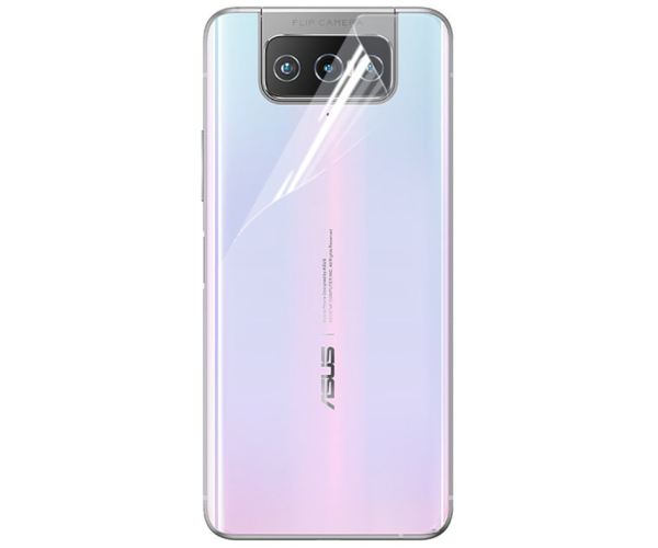 Противоударная гидрогелевая пленка Hydrogel Film для Asus zenfone 7 pro на заднюю панель, Transparent