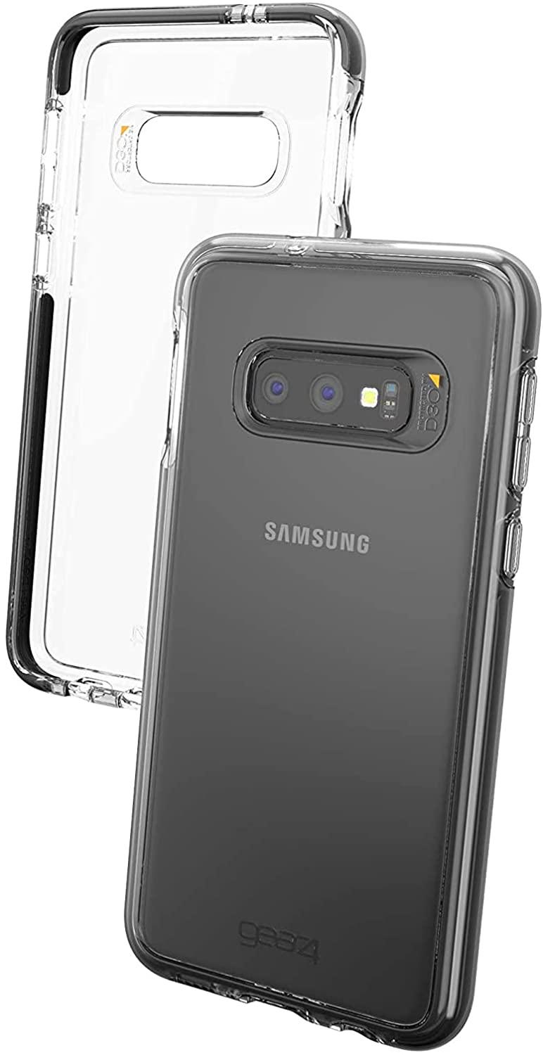 Противоударный прозрачный чехол GEAR4 Piccadilly D3O с антимикробным покрытием для Samsung Galaxy S10e Clear Black