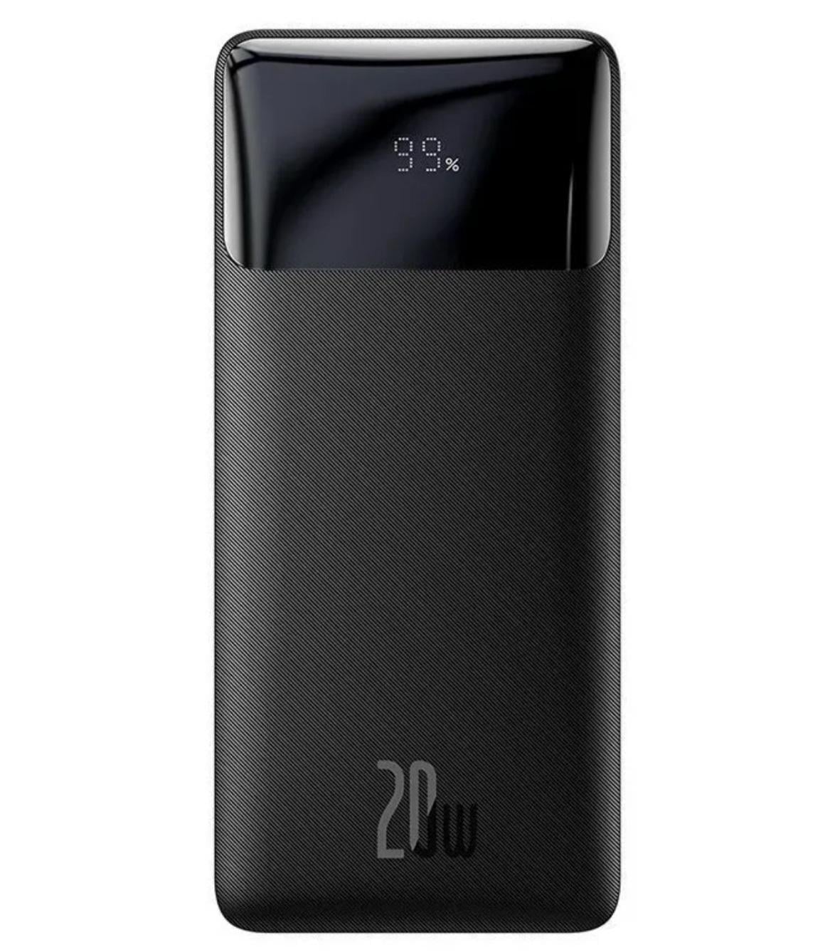 Повербанк BASEUS PPDML-L01 Bipow Digital Display 10000 мАч 2USB/1Type-C PD/QC 20W 3A