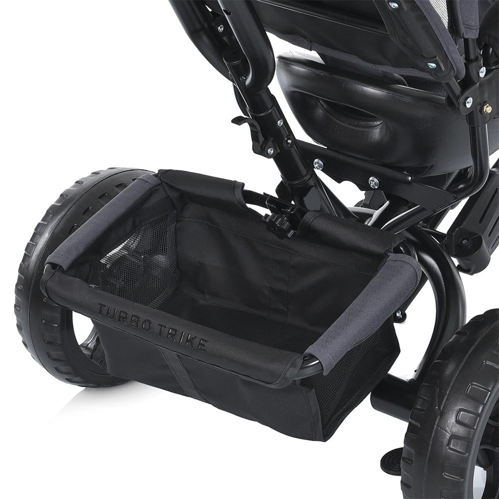 Велосипед трехколесный Turbo Trike MT 1005-2 с родительской ручкой Графитовый - фото 8 Велосипед трехколесный Turbo Trike MT 1005-2 с родительской ручкой Графитовый - фото 8