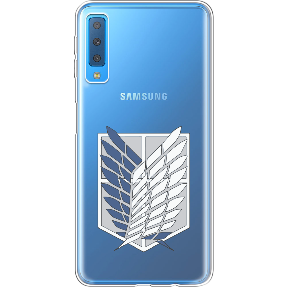 Чохол Boxface Samsung A750 Galaxy A7 2018 Атака Титанів Крила Свободи Прозорий силікон (35481-bk88-35481)