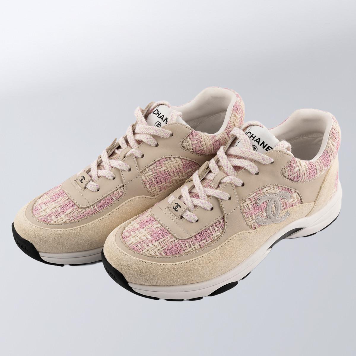 Кросівки жіночі повсякденні Chanel р. 38 Сірий (2797308512)