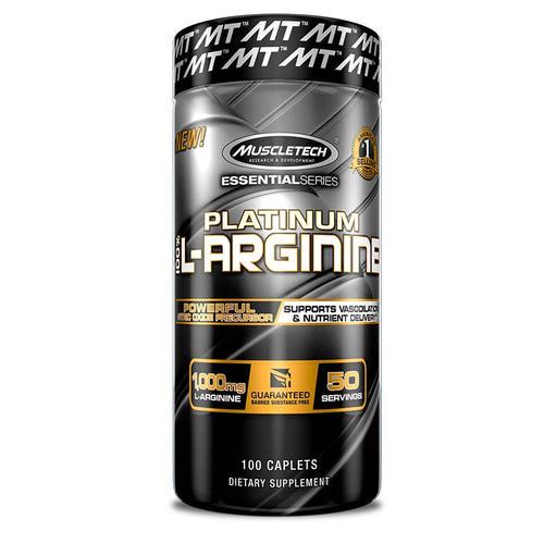 Аминокислота Muscletech Platinum 100% L-Arginine 100 каплет (4368)