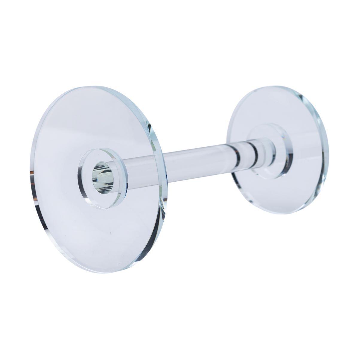 Тортовница круглая стеклянная на ножке HP-4-68M 12х18 см (A-034106) - фото 3