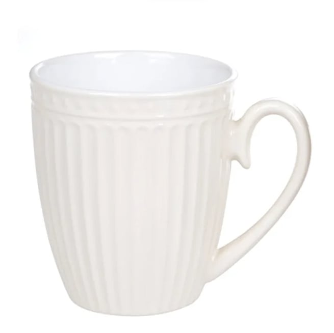 Чашка керамическая Flora 0,36 л Кремовый (31984)