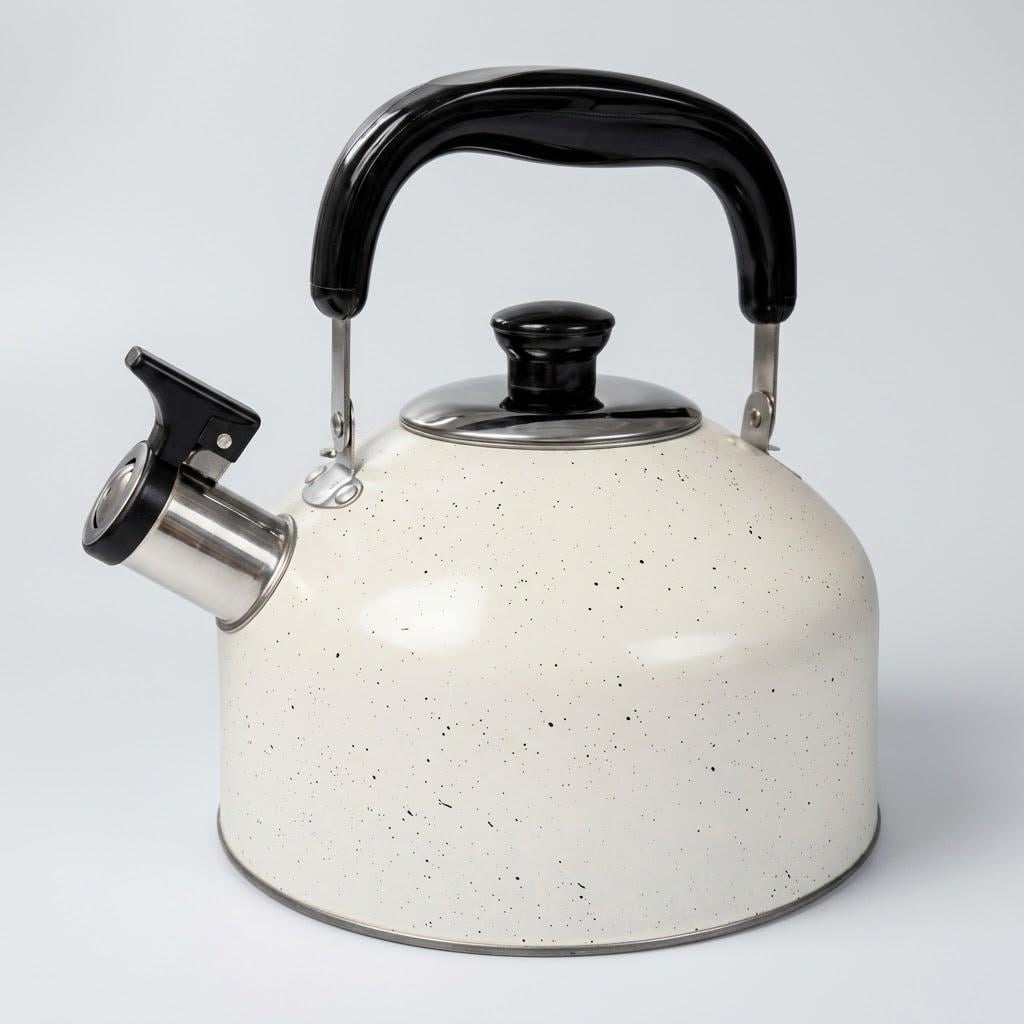 Чайник со свистком Huwangfu Stainless Steel Kettle из нержавеющей стали для плиты 2,5 л (37793572)