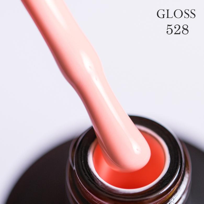 Гель-лак GLOSS 528 11 мл Светло-розовый (27727)