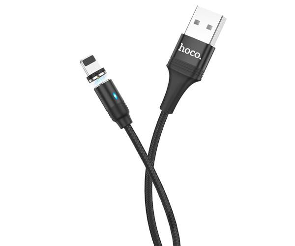 Кабель Data Hoco U76 Lightning 1,2 м Black - фото 4