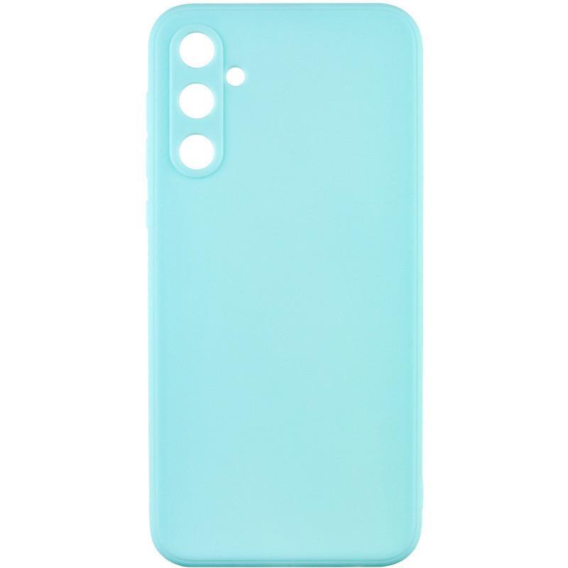 Противоударный Силиконовый чехол Candy Full Camera для Samsung Galaxy A55 Зеленый/Menthol