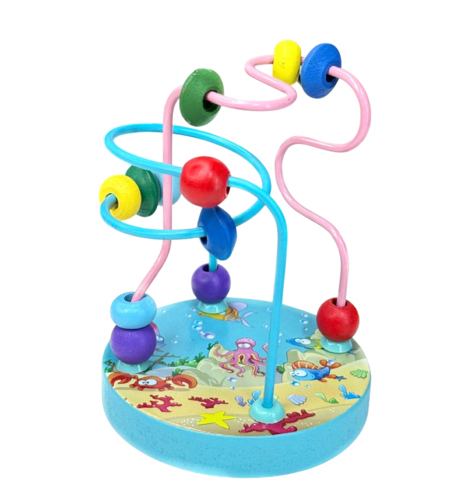 Деревянная игрушка пальчиковый лабиринт Limo Toy Радуга MD 0810 Подводные жители (2662766180)