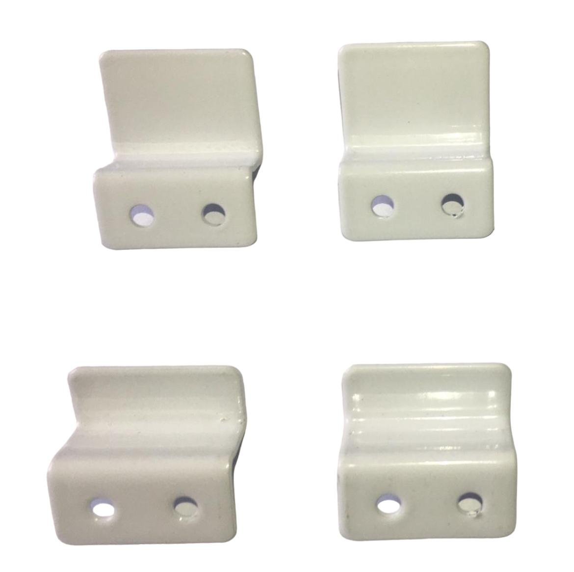 Карманы для крепления наружной москитной сетки из профиля Z-образный металл 10х20 мм Белый (18050864)