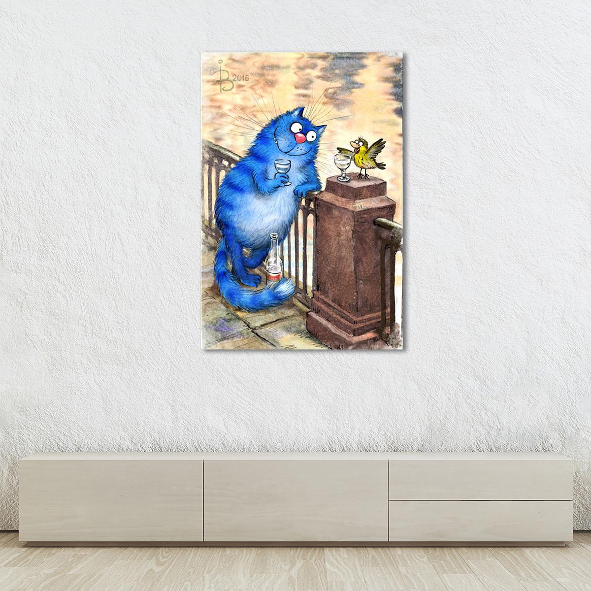 Модульная картина Беседа на Фонтанке 1 модуль 40х60 см (_rinaz_20162225024)