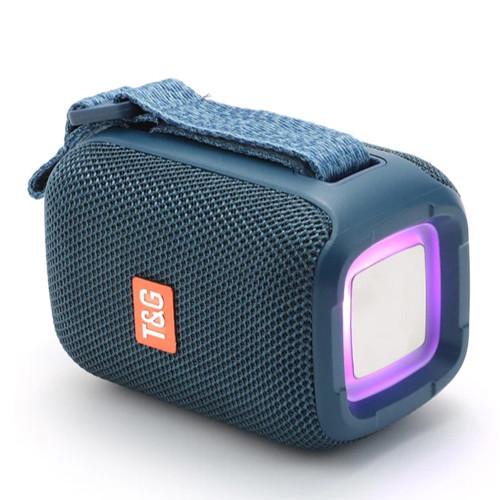 Колонка портативная Bluetooth TG339 RGB/FM/TWS 5W Blue (2135321632) - фото 7