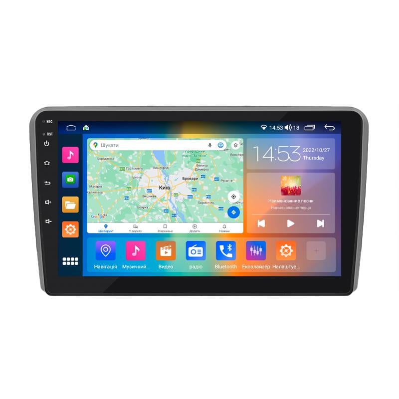 Штатная магнитола Lesko Audi A3 II (8P) 2003-2005 IPS 9" Prime 4/64 CarPlay 4G Wi-Fi DSP процессор Охлаждение