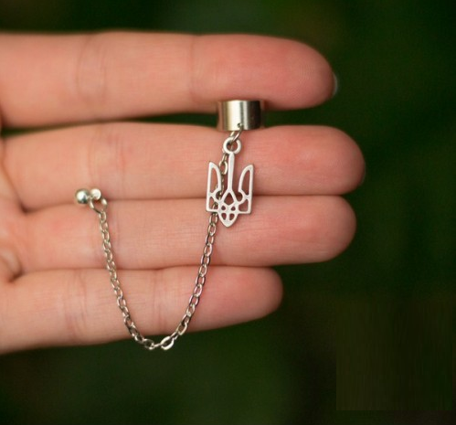 Сережка каф з тризубом (2762126598)