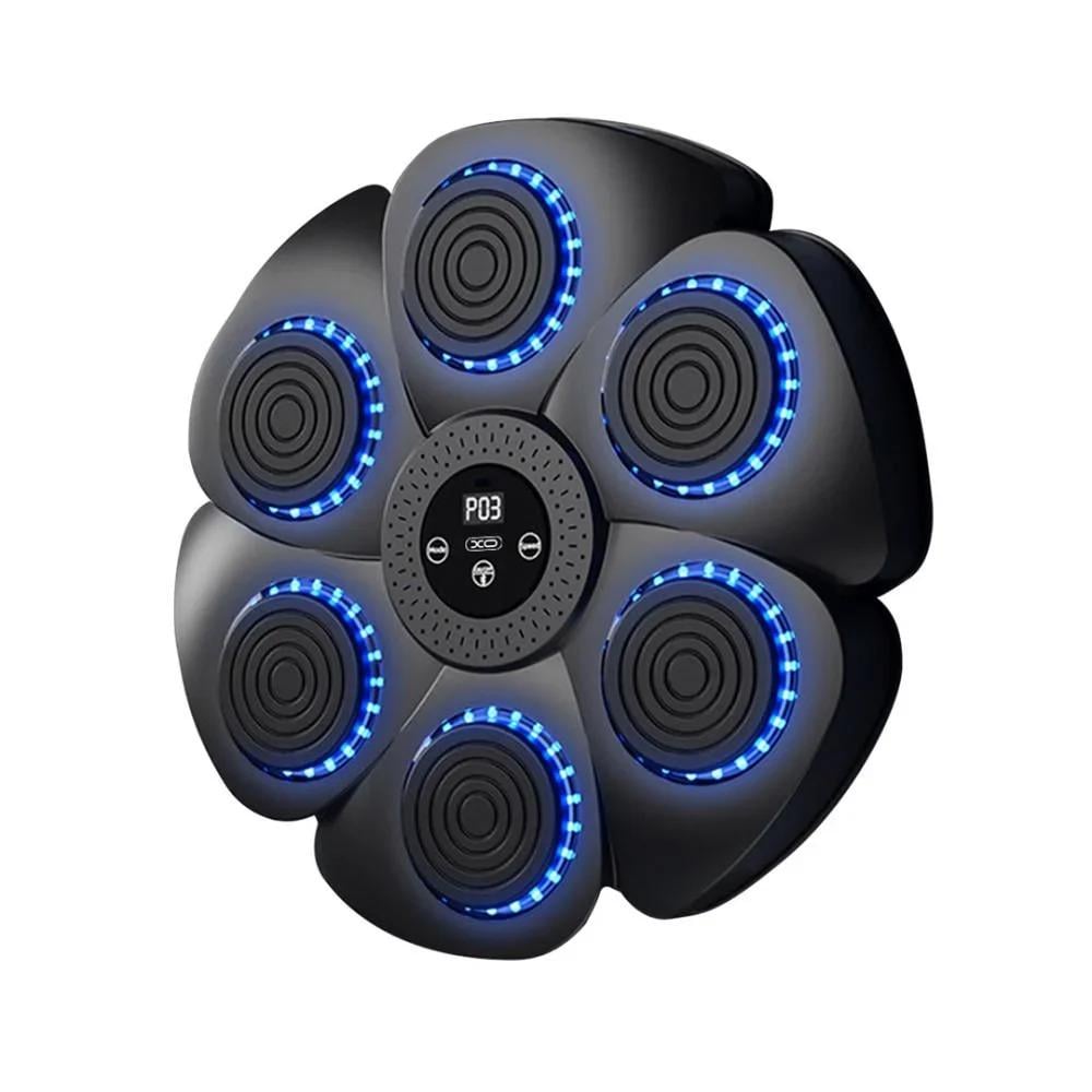 Тренажер для бокса с LED-подсветкой LY-1083 Bluetooth-колонкой и режимами тренировки (37353270)