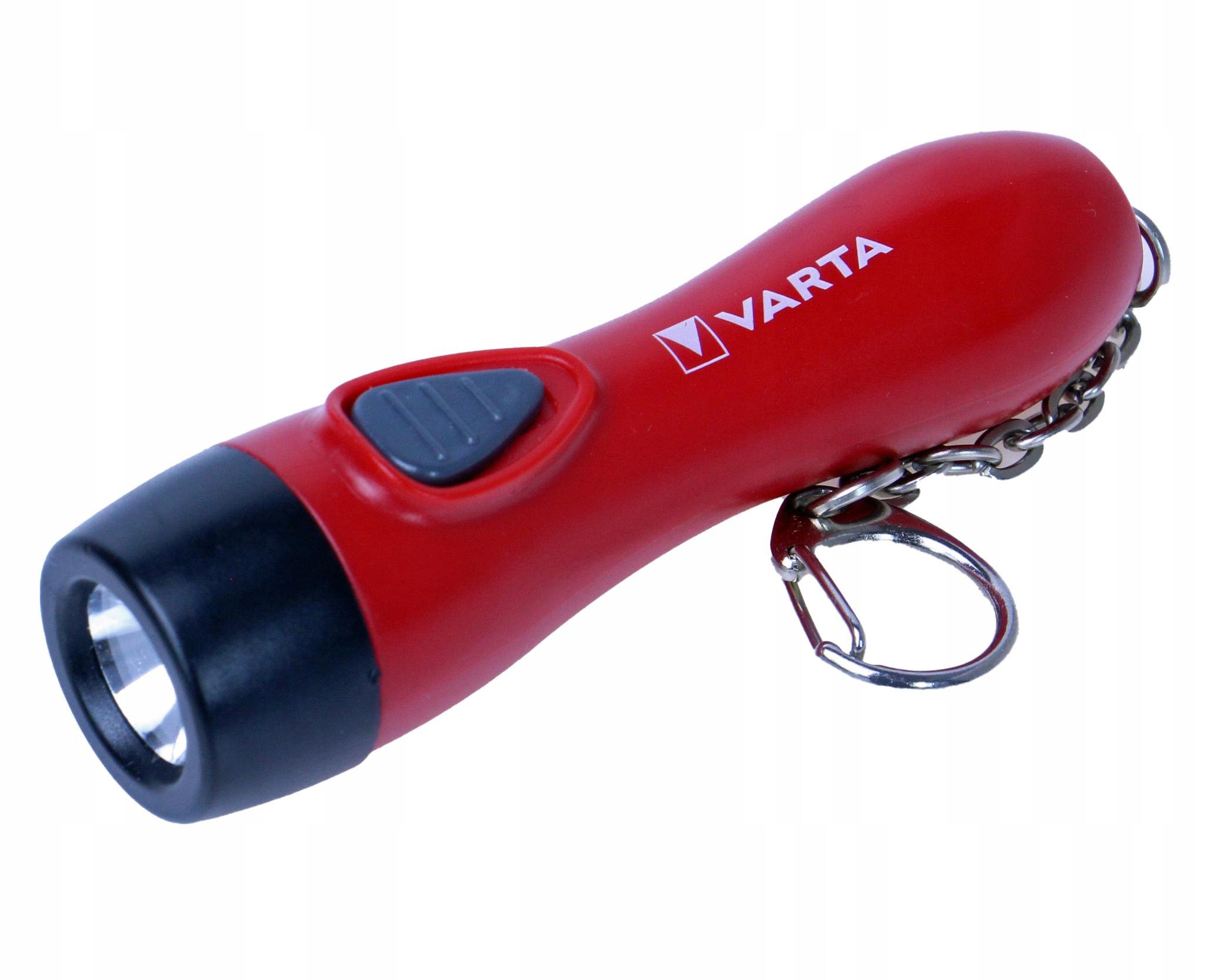 Фонарик-брелок Varta 15603 Red LED Key Chain Light 1xAAA 12Lm карабин OEM (4971)
