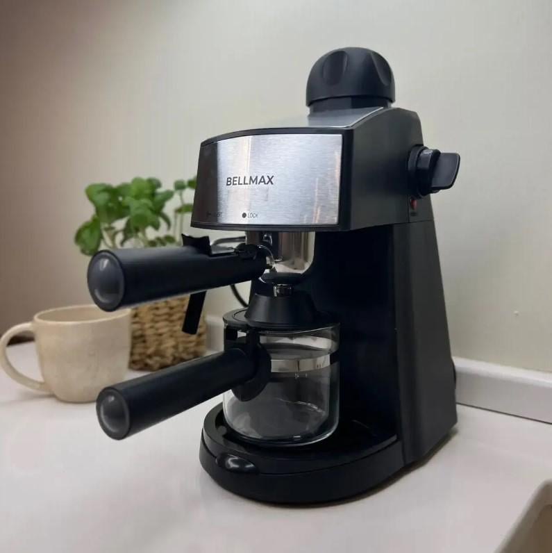 Кофемашина для эспрессо BELMAX ВМ-0028 рожковая 2200 Вт - фото 5 Кофемашина для эспрессо BELMAX ВМ-0028 рожковая 2200 Вт - фото 5