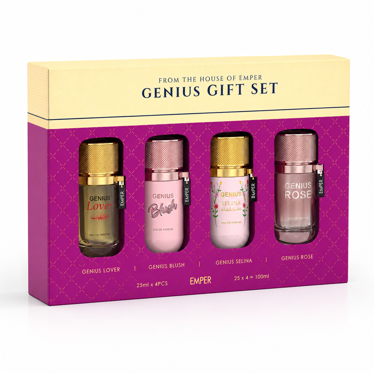 Набір парфумів для жінок Genius Gift Set Emper 4 шт./25 мл (34530224)