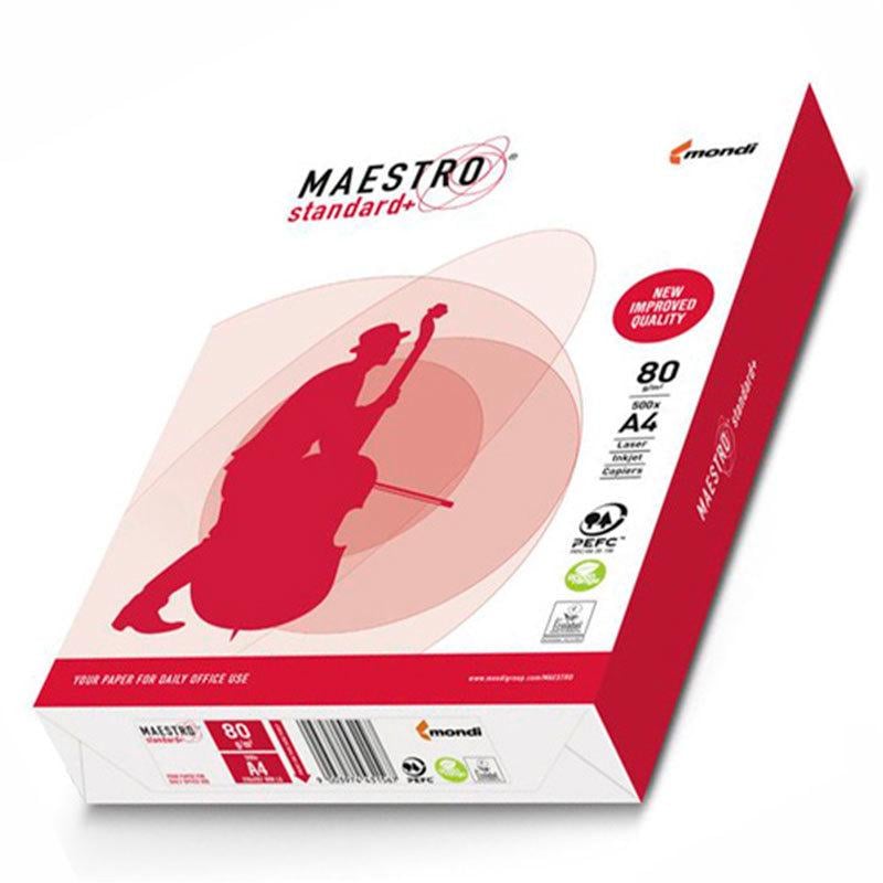 Офисная бумага Maestro Standart 5 шт. х 500 листов А4 B+ 80 г/м2 (17623)