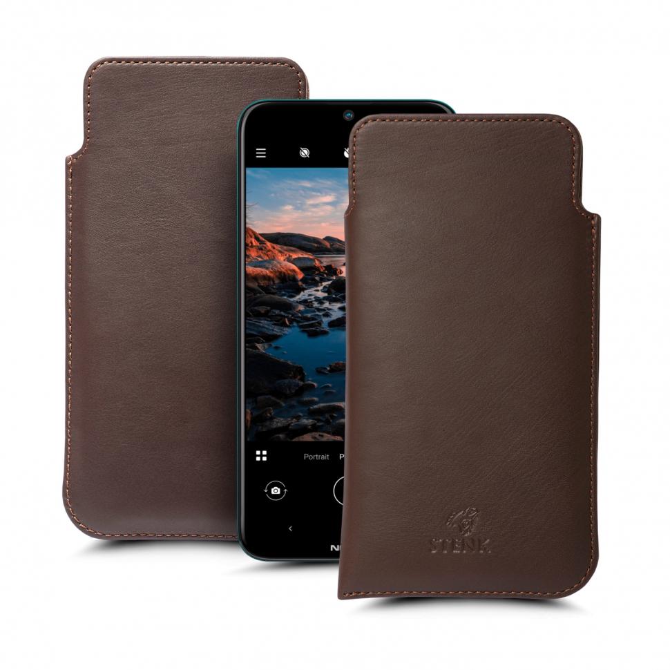 Футляр Stenk Elegance для Nokia 2.3 Коричневый (66281)