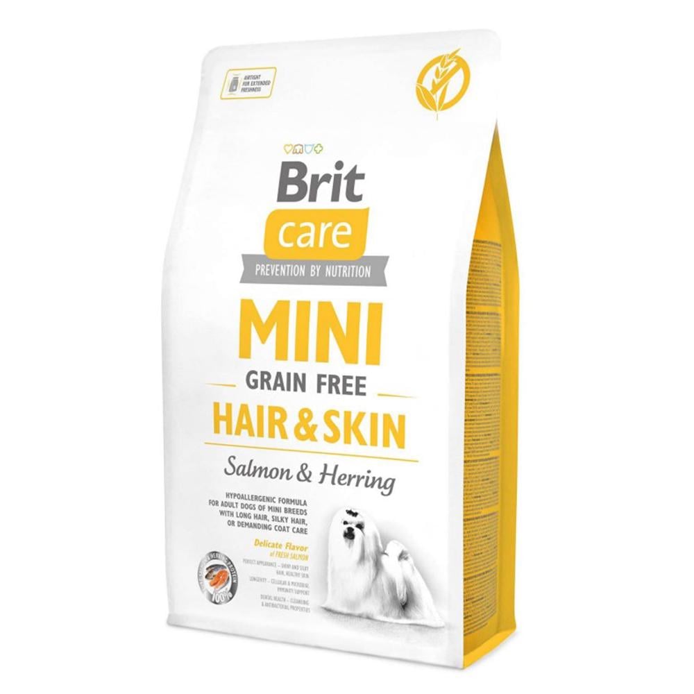 Сухой корм для собак Brit Care GF Mini Hair & Skin - 2 кг