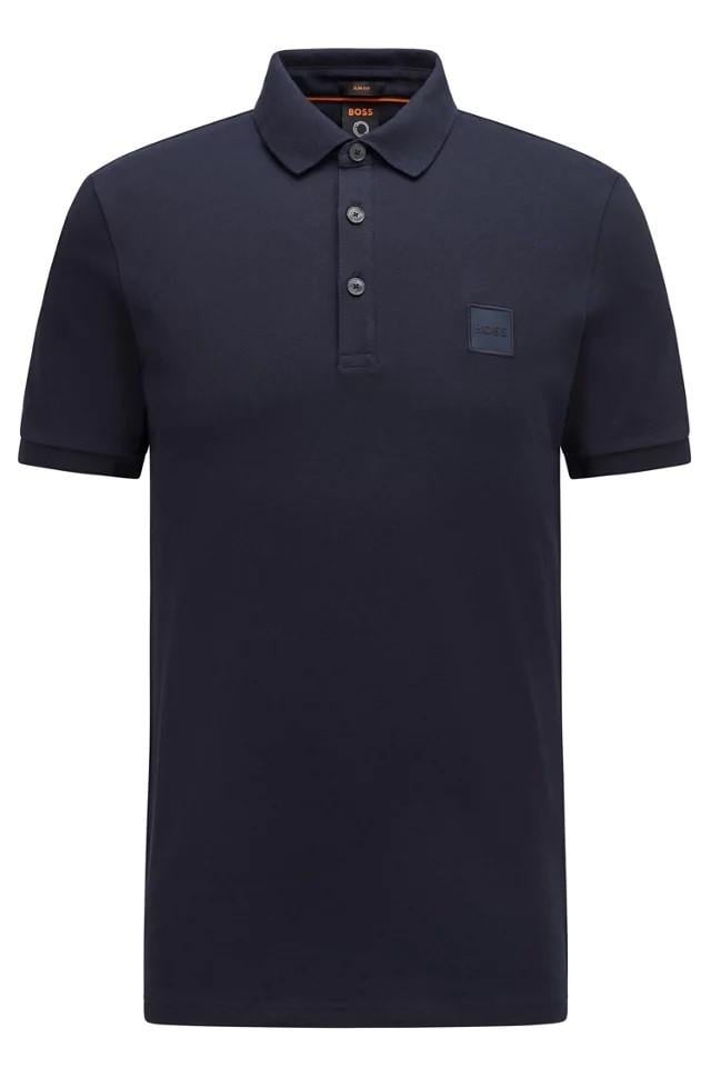 Поло мужское Hugo Boss Cotton Regular-Fit Polo Shirt with Logo Patch 13923DB 2XL