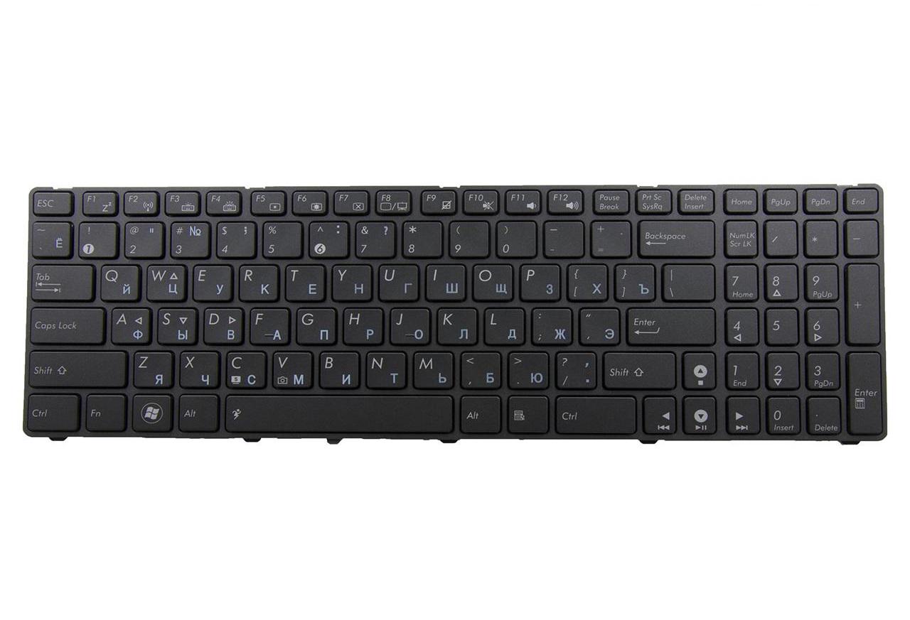 Клавиатура для ноутбука Asus X5 X5M с подсветкой клавиш матовая (04GNV32KRU00)
