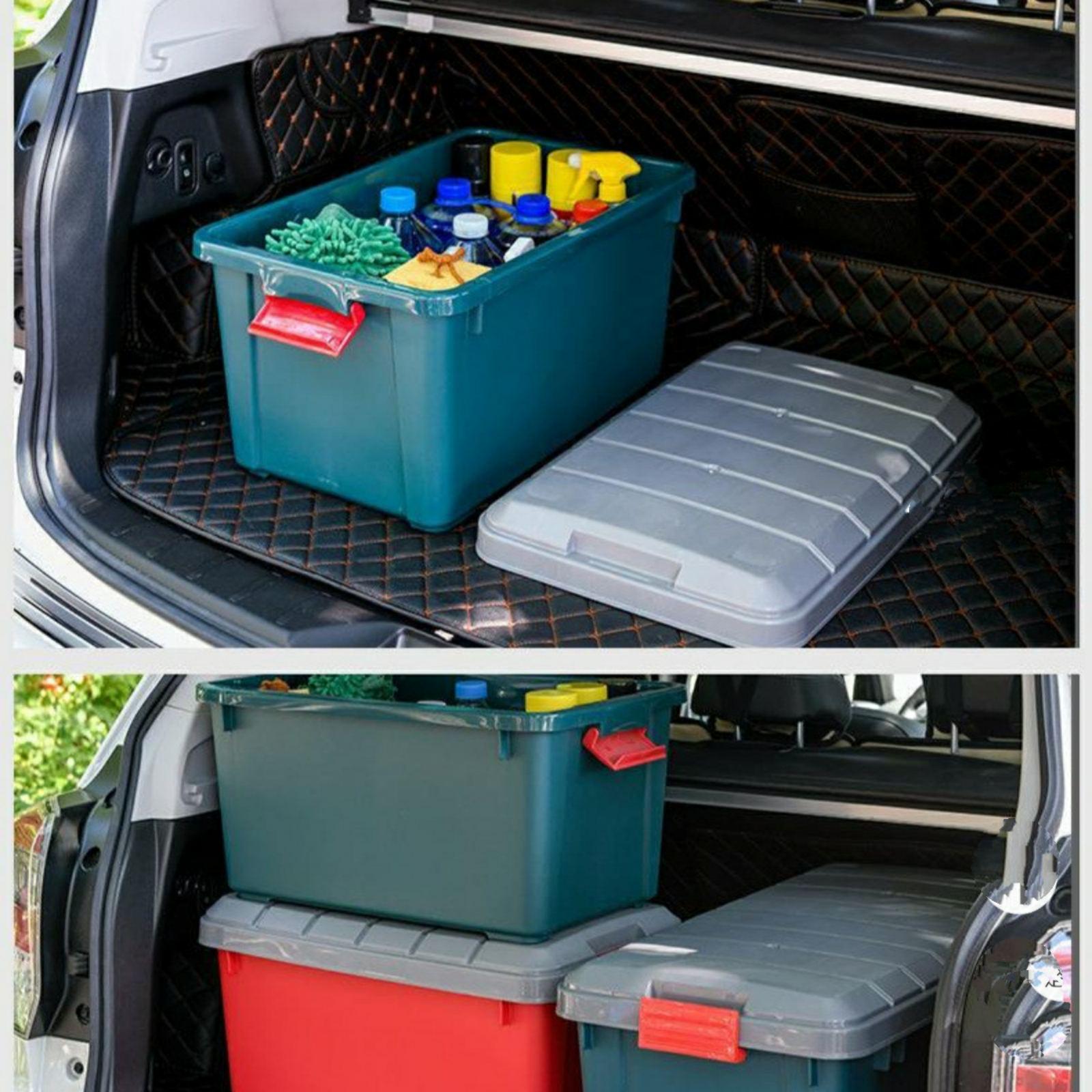 Ящик для зберігання Optima та подорожей 50 л 51x37x34 см Чорний - фото 4