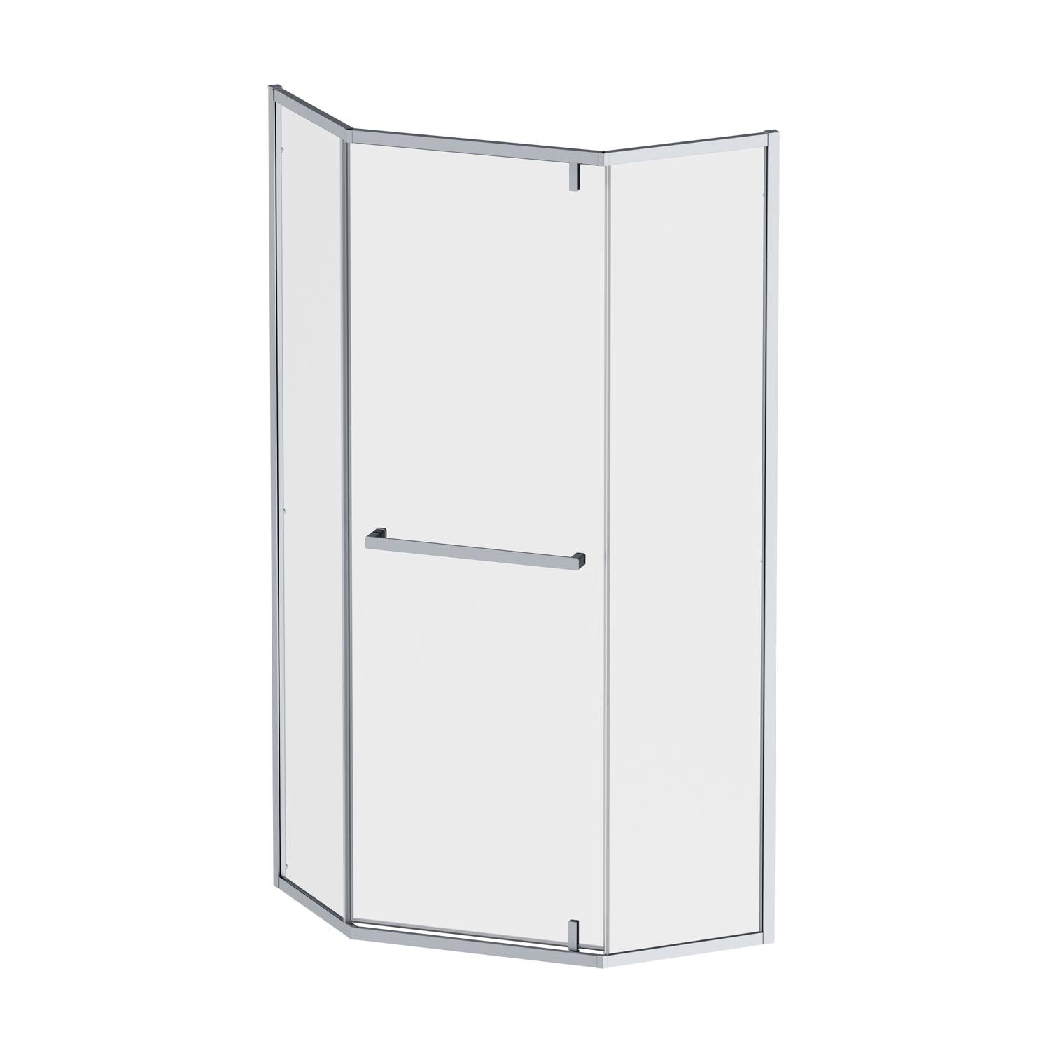 Душевое ограждение AM.PM Gem 5-corner Pivot 90x90 см (W90UG-405-9090-MT)