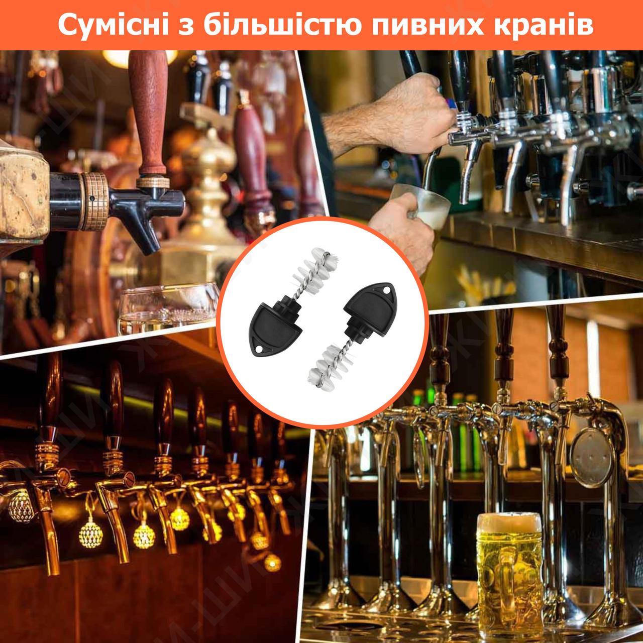 Комплект заглушек с щетками для чистки пивных кранов 6 шт. BL (137846) - фото 5 Комплект заглушек с щетками для чистки пивных кранов 6 шт. BL (137846) - фото 5