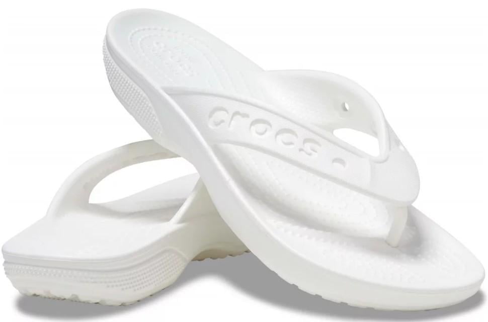 В'єтнамки чоловічі Crocs Baya II Flip White р. 48/49 Білий (25683)