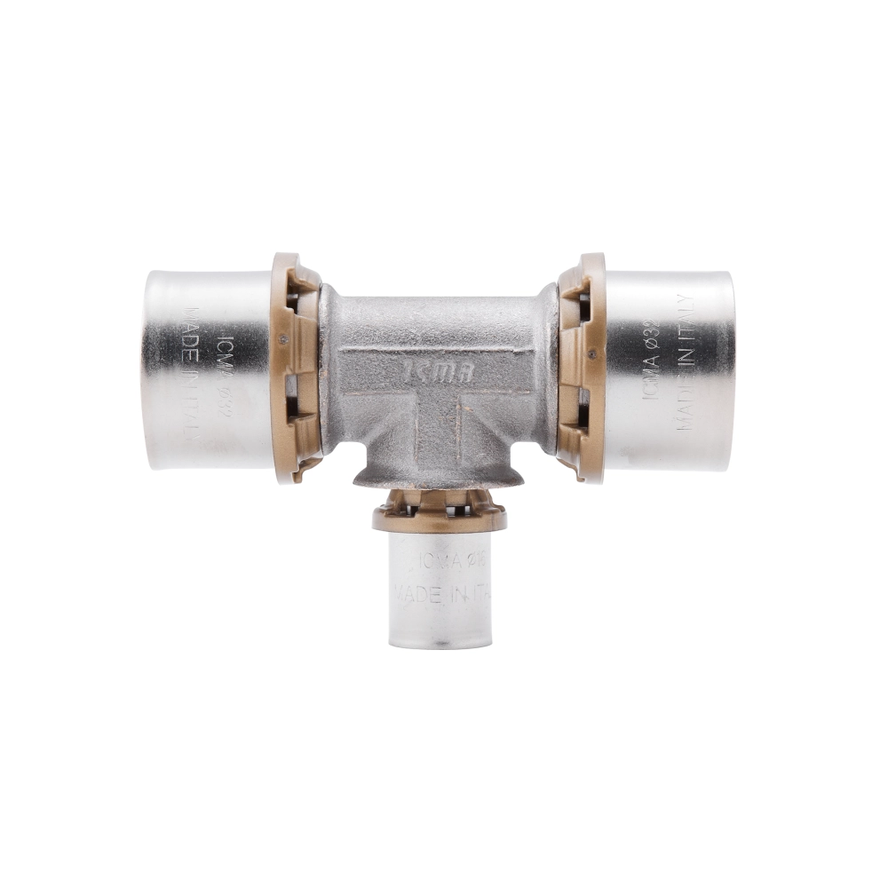 Трійник ICMA №406 32x16x32 мм для обтиску труб (SD00009147) - фото 2 Трійник ICMA №406 32x16x32 мм для обтиску труб (SD00009147) - фото 2