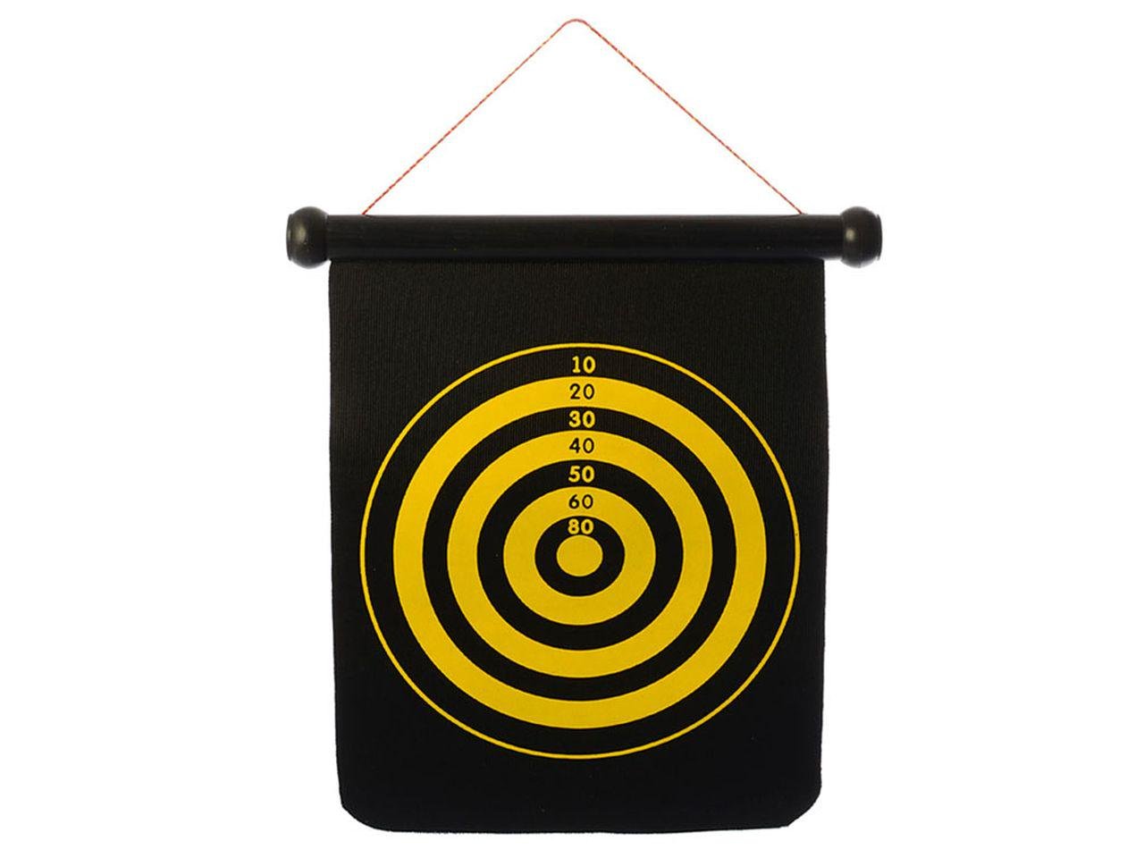 Дартс магнитный двухсторонний MS-0101 25,5 см 2 дротика