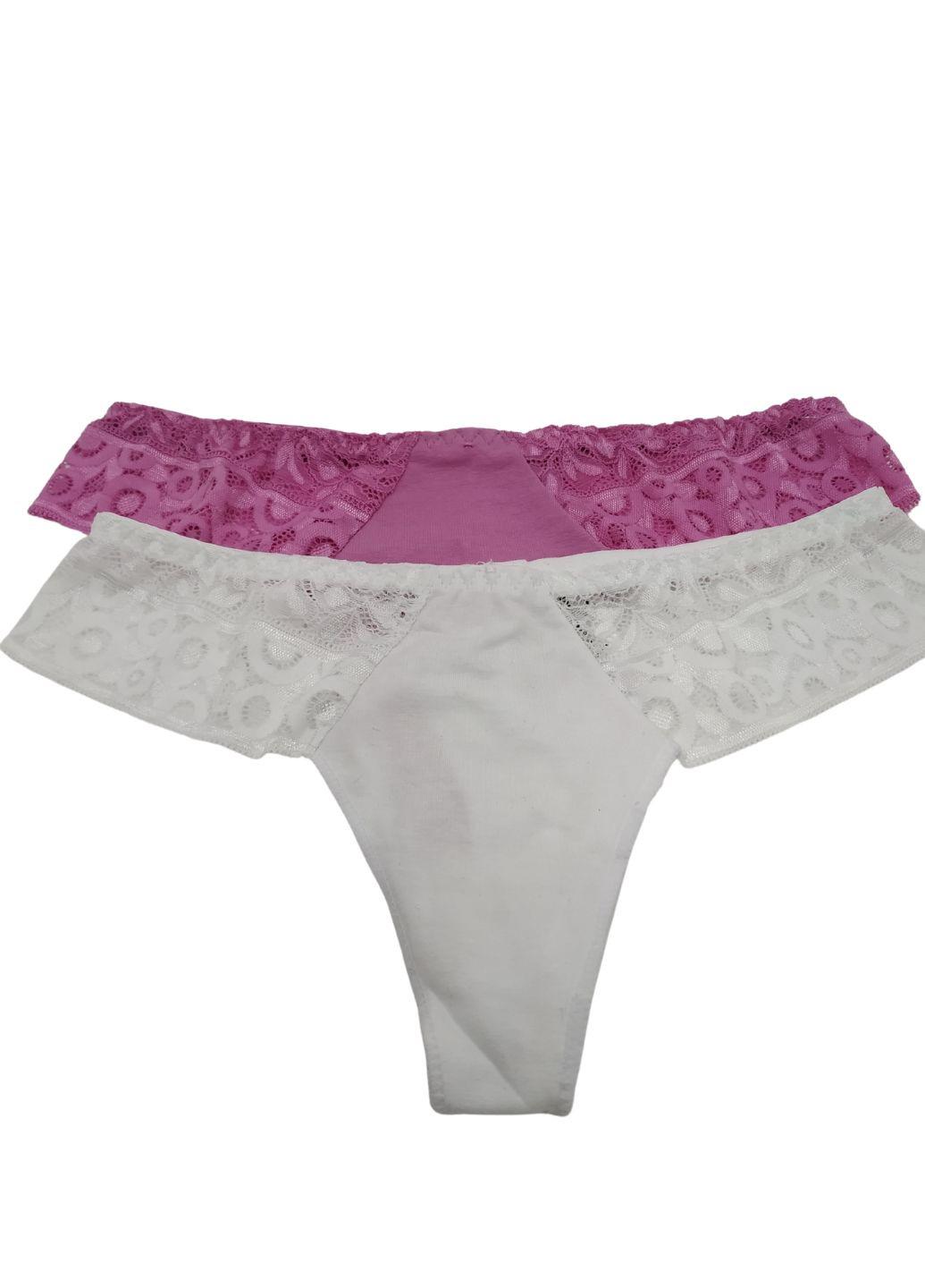 Набор женских трусиков-стрингов ANTTIFU №2 L р. 42 2 шт. Комбинированный