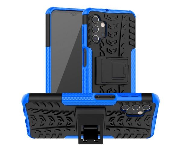 Бронированный чехол Armored Case для Samsung Galaxy A32 5G Синий