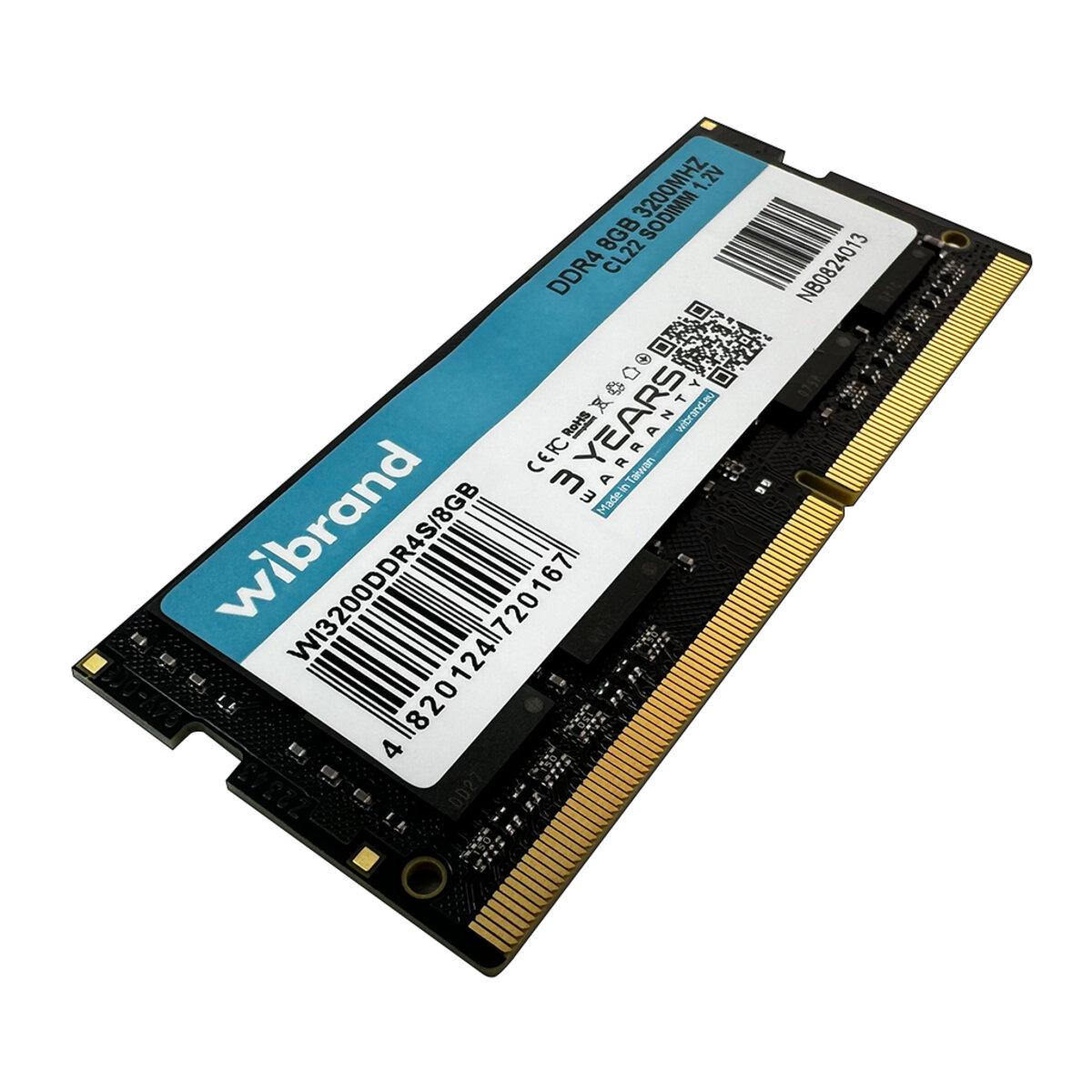 Оперативна пам'ять Wibrand CL22 DDR4 3200 МГц 16 Гб 1,2V (WI3200DDR4S/16GB) - фото 3