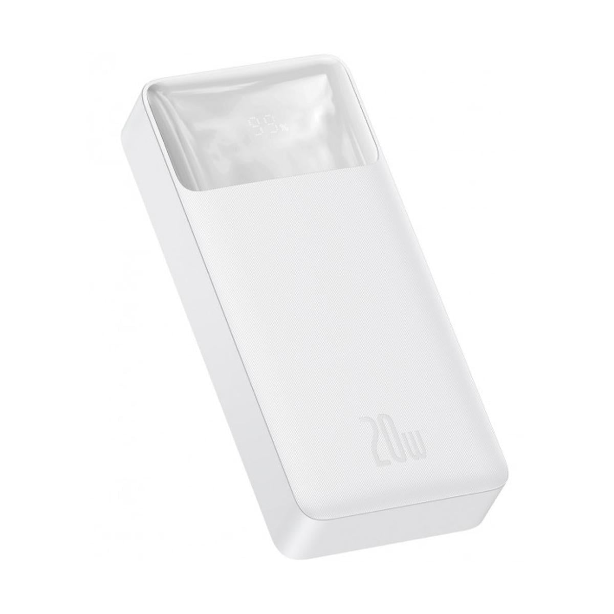 Повербанк Baseus Bipow PPDML-M02 20W 20000 mAh Білий (10134524)