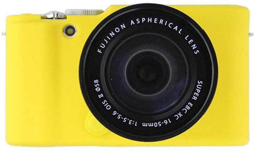 Чехол защитный силиконовый для фотоаппаратов FujiFilm XA2 XA1 XM1 XM2 Желтый