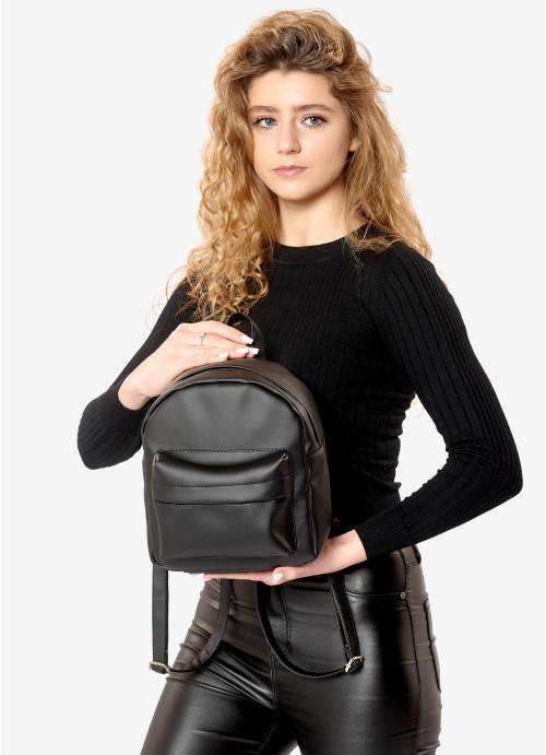 Городской рюкзак женский Sambag молодежный Черный (7110201023)