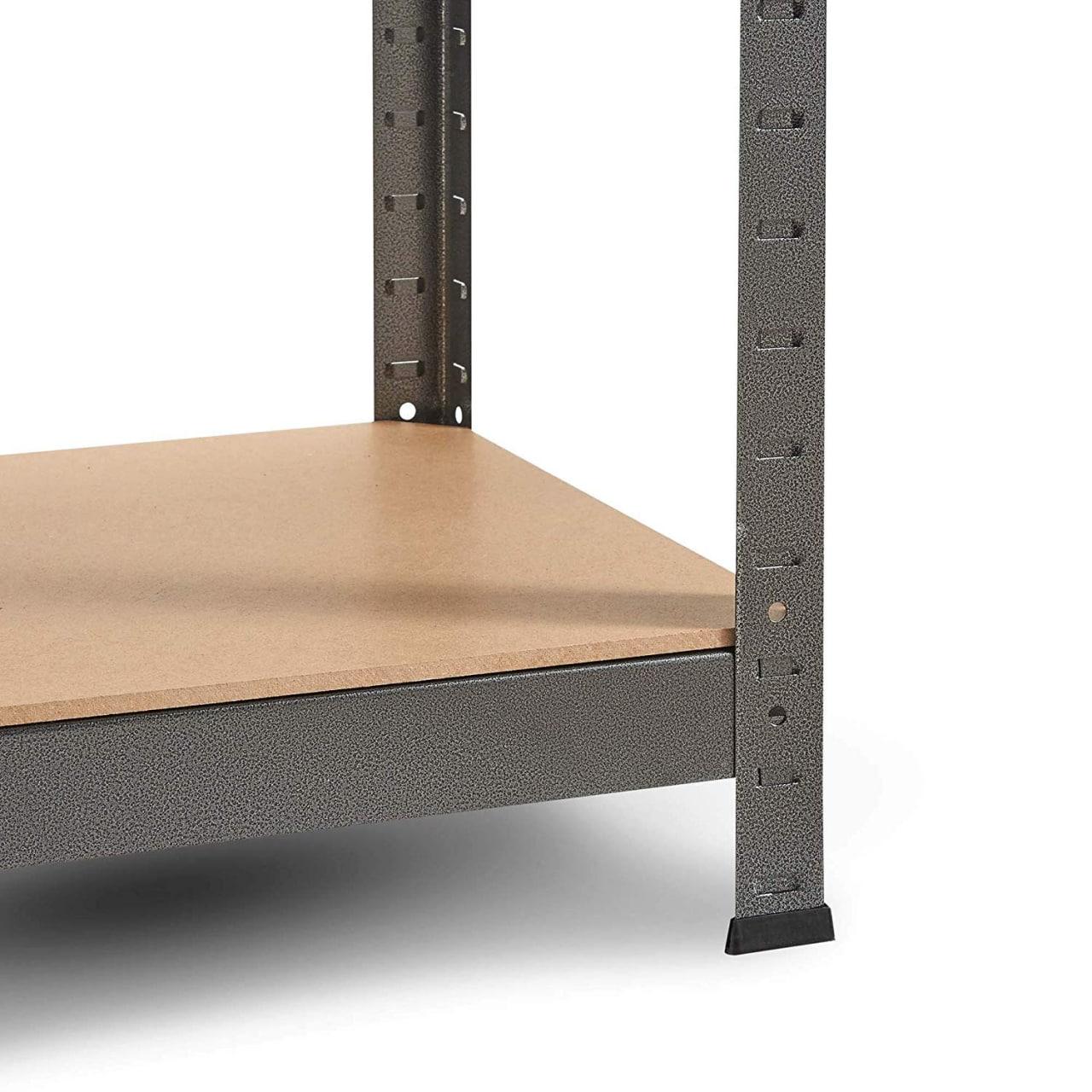 Стелаж металевий Меткас 1800x900x300 мм 175 кг/полку МДФ Чорний (БДК-6/1) - фото 5 Стелаж металевий Меткас 1800x900x300 мм 175 кг/полку МДФ Чорний (БДК-6/1) - фото 5