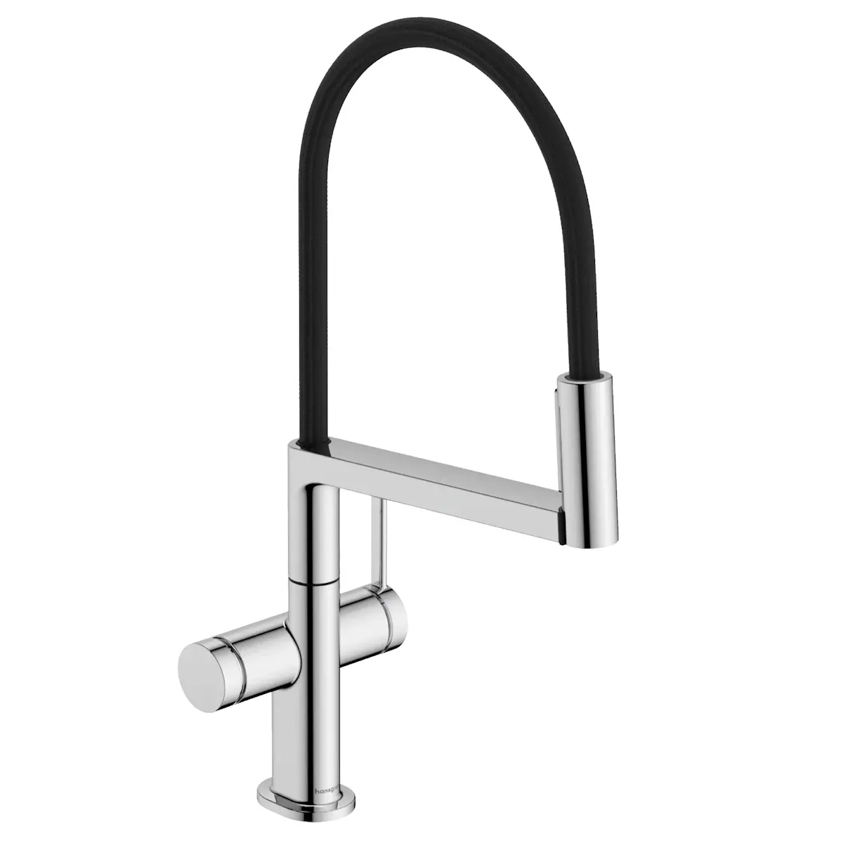 Смеситель для кухни Hansgrohe Talis Select M54 PowderSpray с гибким изливом Хром/Черный (72861000)