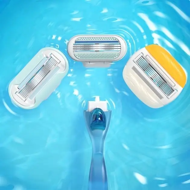 Леза для гоління Gillette Venus3 Smooth 4 шт. (9GVUCC) - фото 5