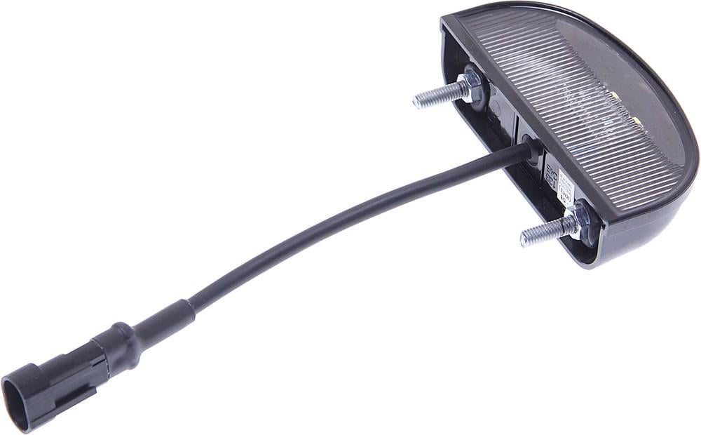 Ліхтар підсвічування номерного знака Sila LED під роз'ємом Чорний (ОНЗ 00-03)