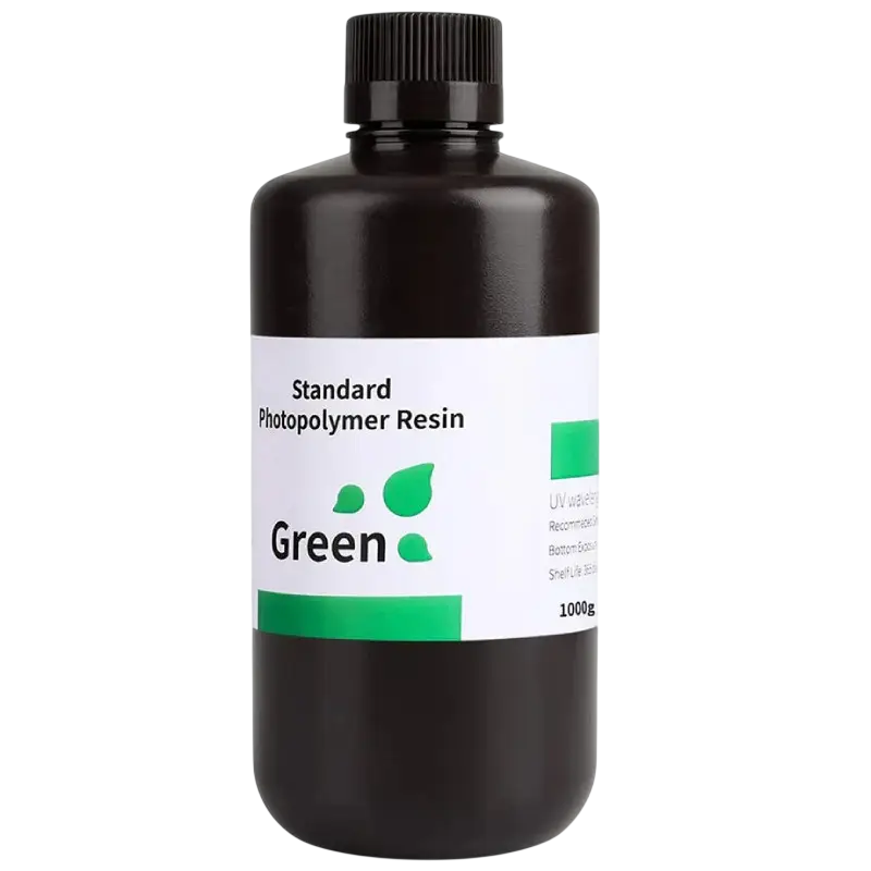 Фотополимерная смола для 3D печати ELEGOO Standard Resin Clear Green, 1 кг прозрачно-зеленая (33733626) Фотополимерная смола для 3D печати ELEGOO Standard Resin Clear Green, 1 кг прозрачно-зеленая (33733626)