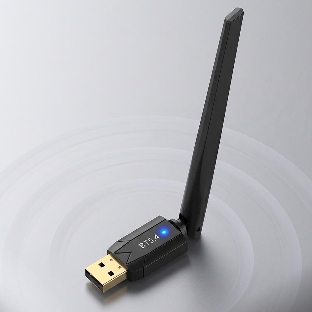 Адаптер Bluetooth USB 2.0 5.4 150 м Чорний (0295-0001)