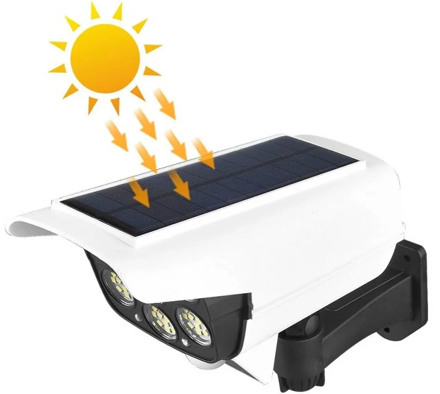 Уличный прожектор Solar Light Cam в виде камеры на солнечной батарее (ML-2512) - фото 4 Уличный прожектор Solar Light Cam в виде камеры на солнечной батарее (ML-2512) - фото 4