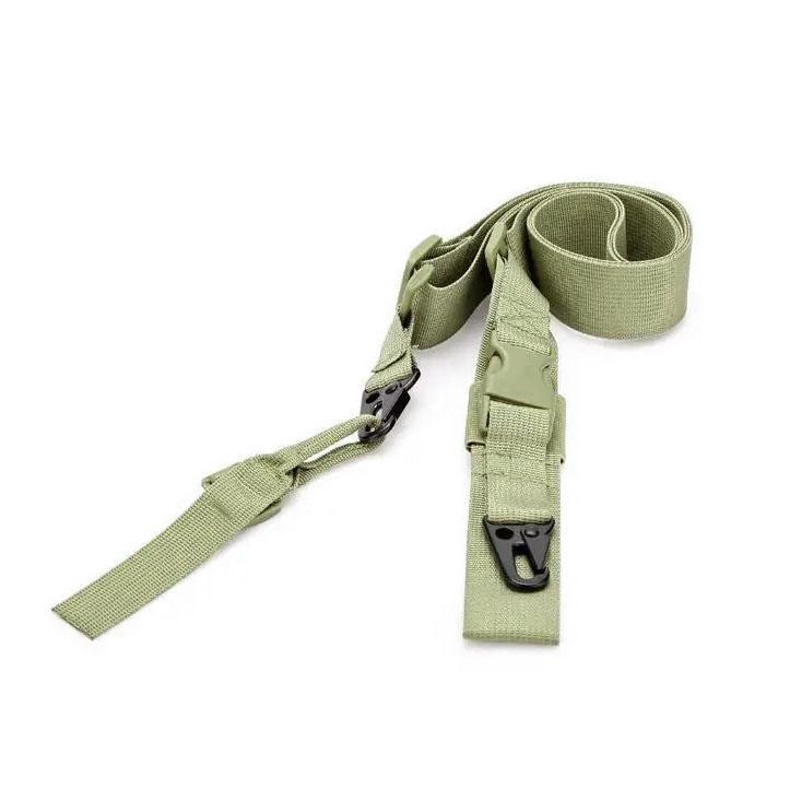 Оружейный трехточечный ремень Зеленый (MR54975) - фото 2 Оружейный трехточечный ремень Зеленый (MR54975) - фото 2