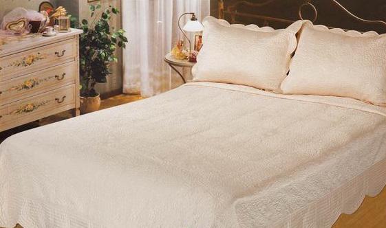 Покрывало шелковое Zastelli Venice Ivory 240х260 см и 2 наволочки 50х70 см (07496)